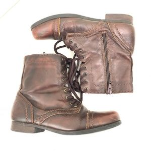 Steve Madden Shoes - Steve Madden Troopa Leather Side Lace Boot 4 Steve Madden Shoes - Steve Madden Troopa Leather Side Lace Boot 4